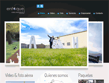 Tablet Screenshot of enfoquefotografia.com